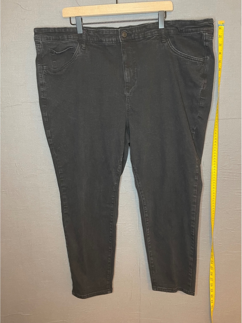 Sonoma Goods For Life Women Skinny Jeans Size 24W Black Stretch Denim Plus